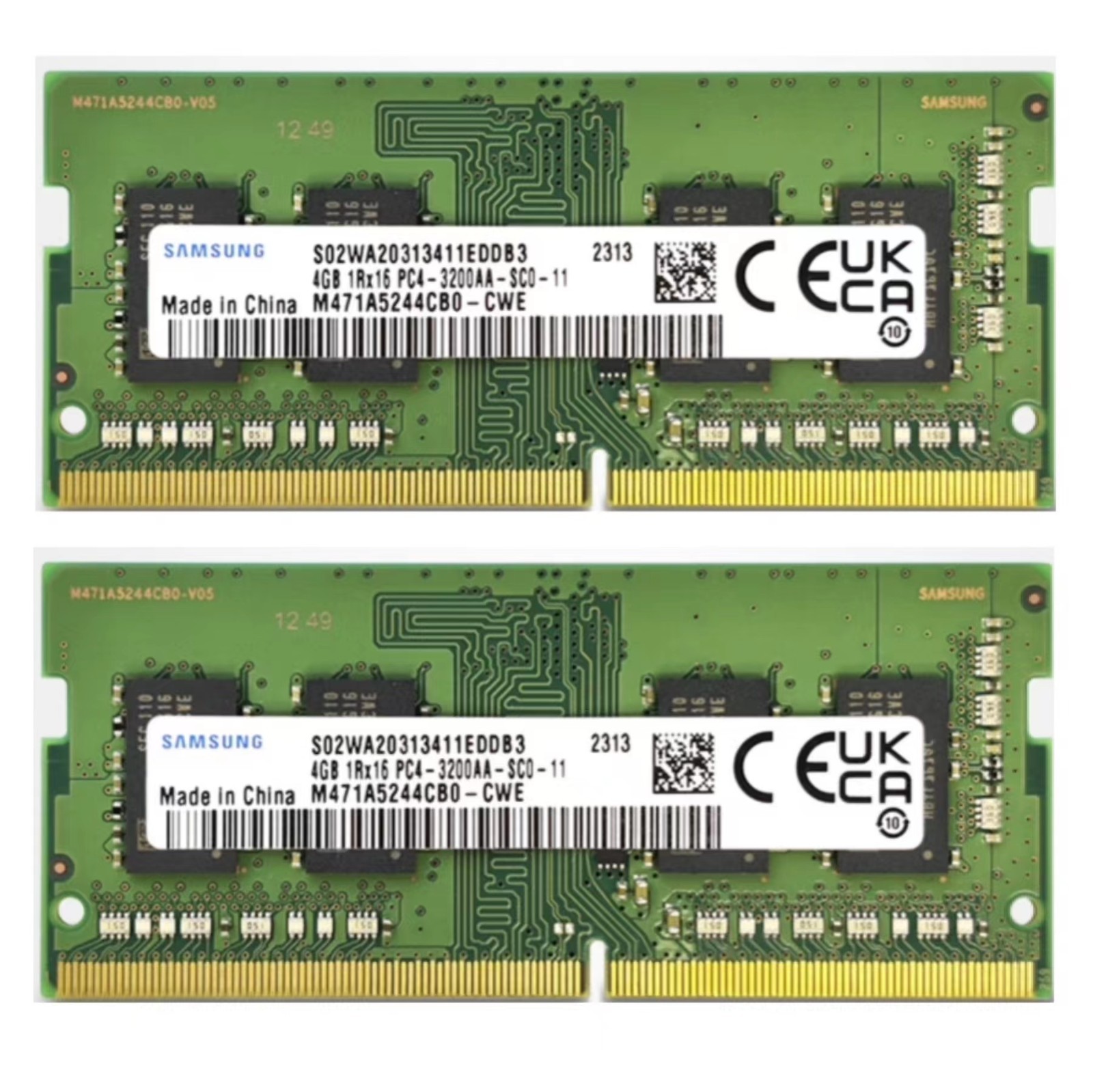 New Samsung 8GB 2X4GB DDR4 3200MHZ PC4-25600 SODIMM Memory Ram M471A5244CB0-CWE