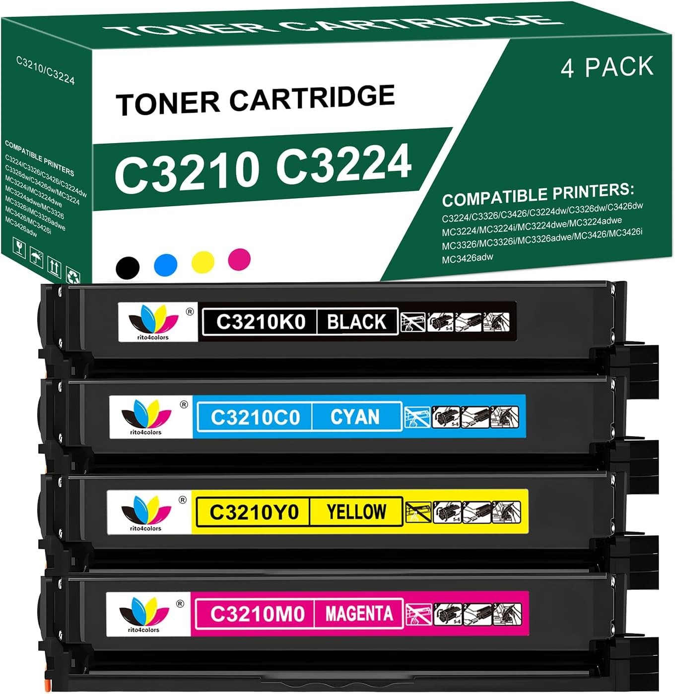 C3210 Toner Cartridge for Lexmark C3224 /C3326 /C3426 /MC3224 /MC3326 / MC3426