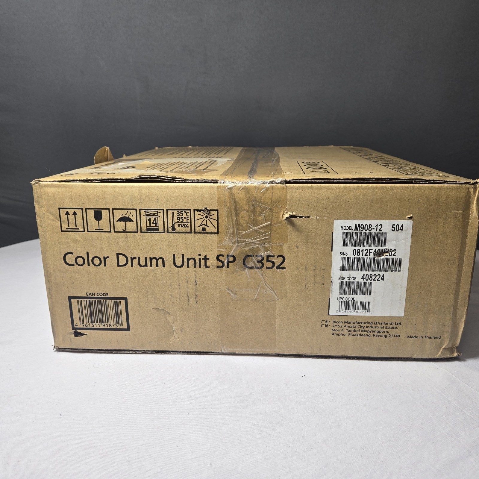 Ricoh 408224 Color Drum Unit for Ricoh SP C360SFNW Series, Cyan Yellow Magenta 