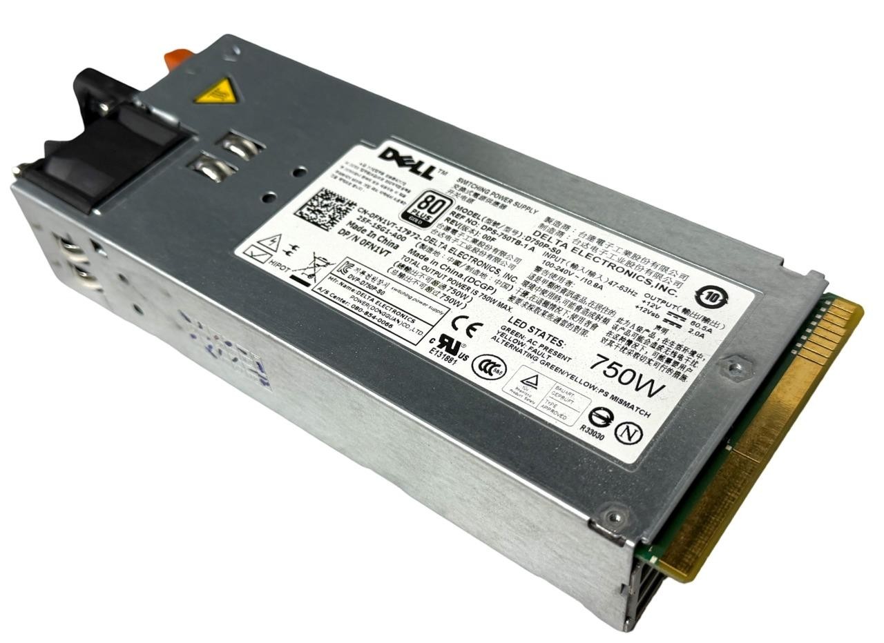 Dell D750P-S0 80 Plus Gold Switching Power Supply 750W 100-240V 12V 0FN1VT