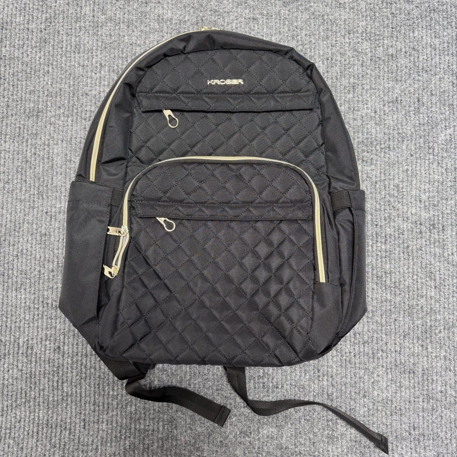 KROSER Laptop Backpack 15.6" Stylish Daypack with USB Charging Port, Water-repel