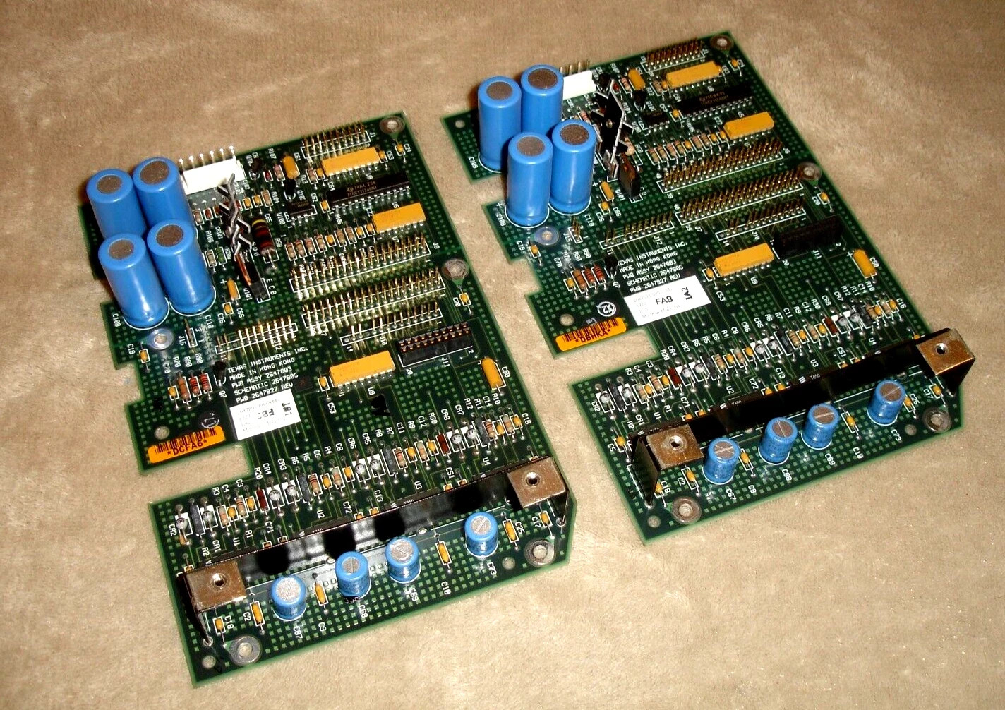 Lot of (2) Vintage Texas Instruments PCB 2647803 2648705 2647827 Hong Kong