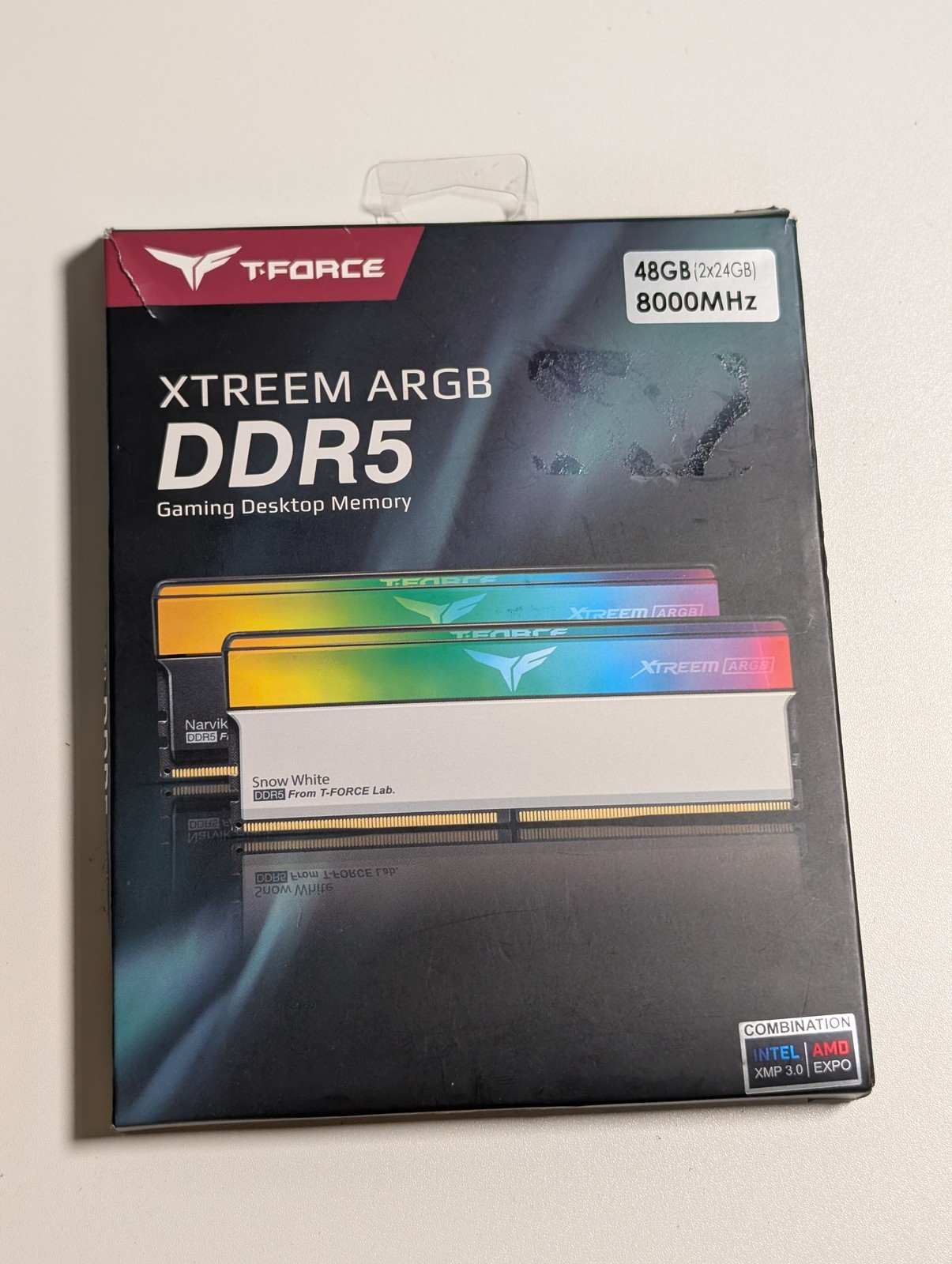TEAMGROUP T-Force XTREEM ARGB 48GB 2x24GB DDR5 8000 CL38 Black