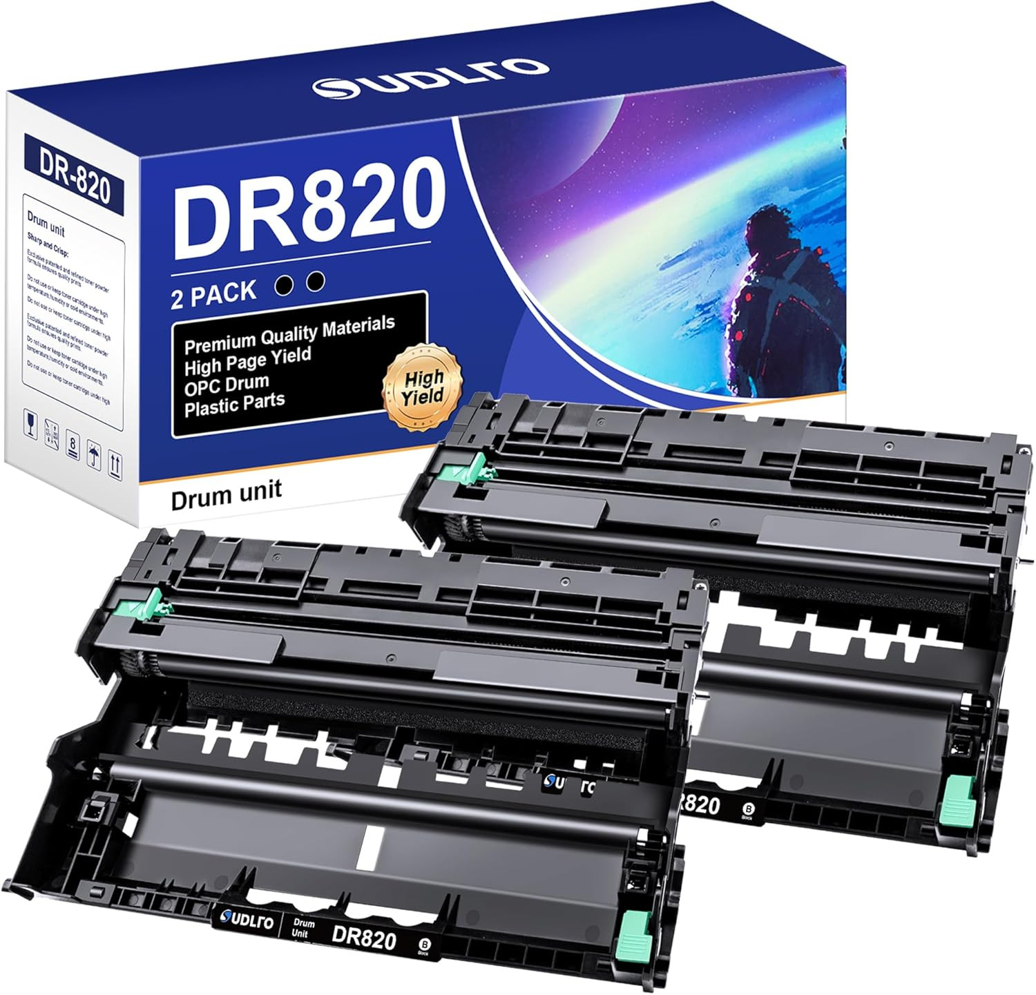 DR820 Drum Unit DR820 Replacement for Drum DR820 DR-820 to Compatible with HL-L6