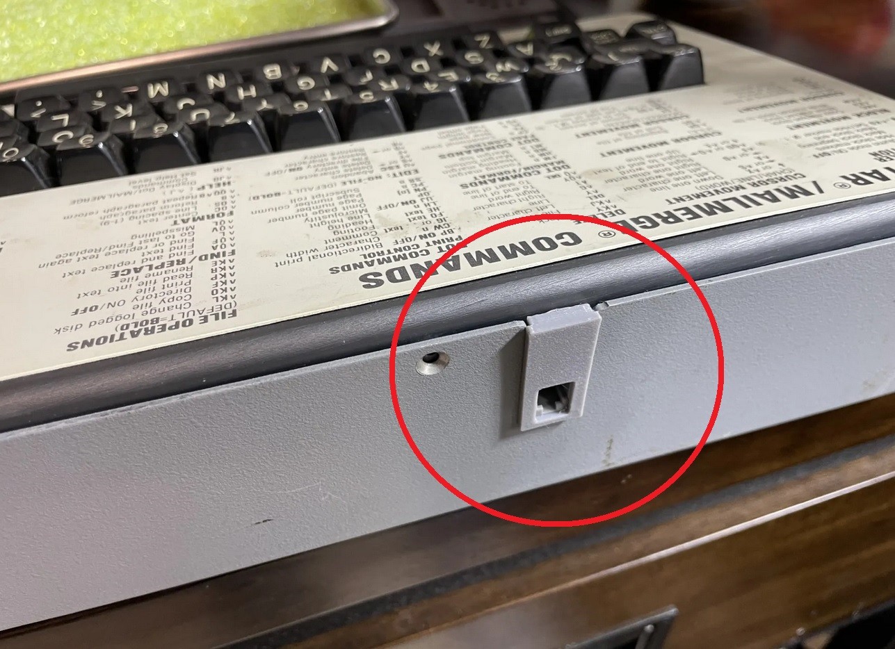KAYPRO Computer Keyboard cable connector FIX CP/M 3D printed replacement Vintage