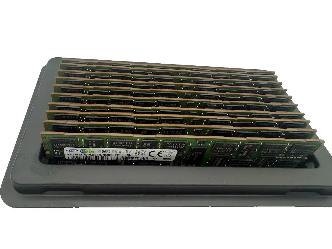 Lot of 4 Samsung M393B2G70BH0-YK0 16GB PC3L-12800R ECC Server Memory Ram