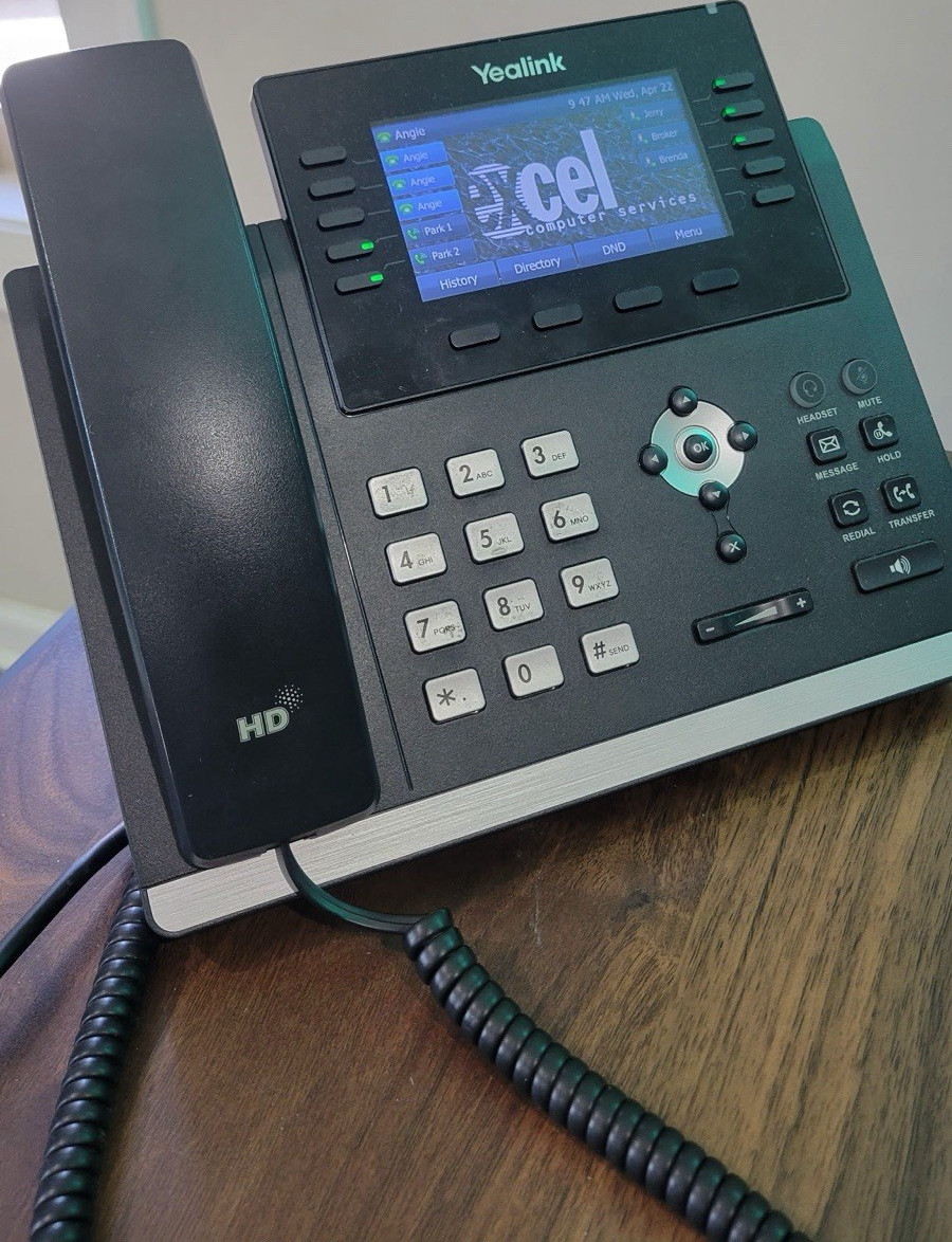 Yealink SIP-T46G IP Phone 6 Lines HD Display Speakerphone PoE Black