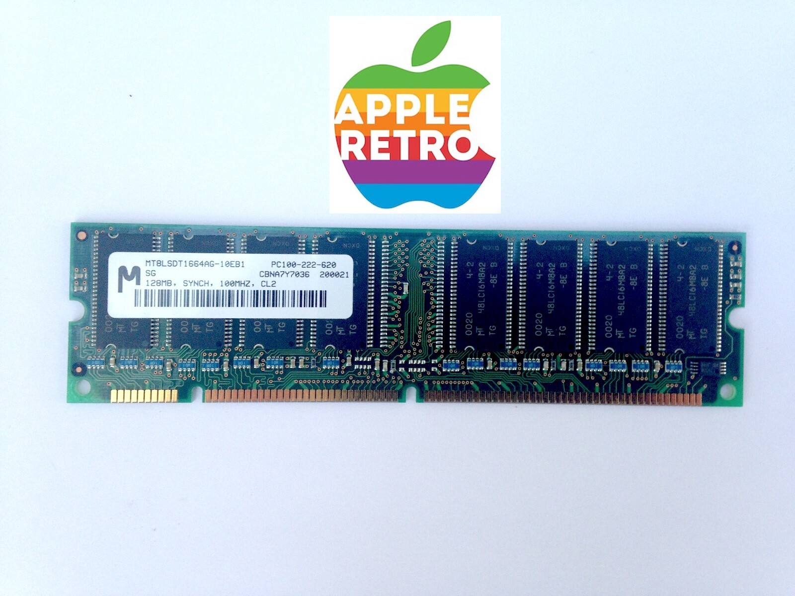 🎙 128 MB Micron PC100-222-620 CL2 SDRAM 168-pin 3.6v Unbuf SingleSided WARRANTY