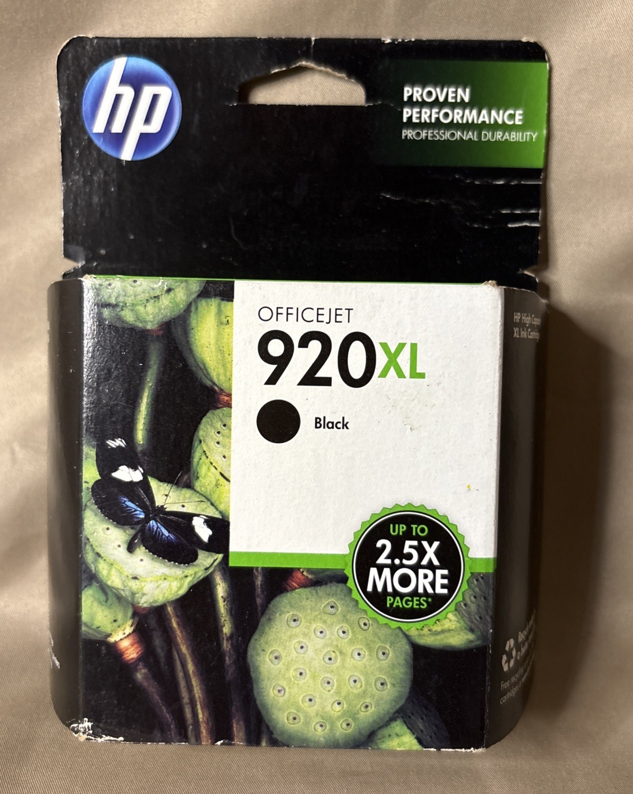 HP 920XL Office Jet Black Ink Cartridge Genuine Sealed in Box