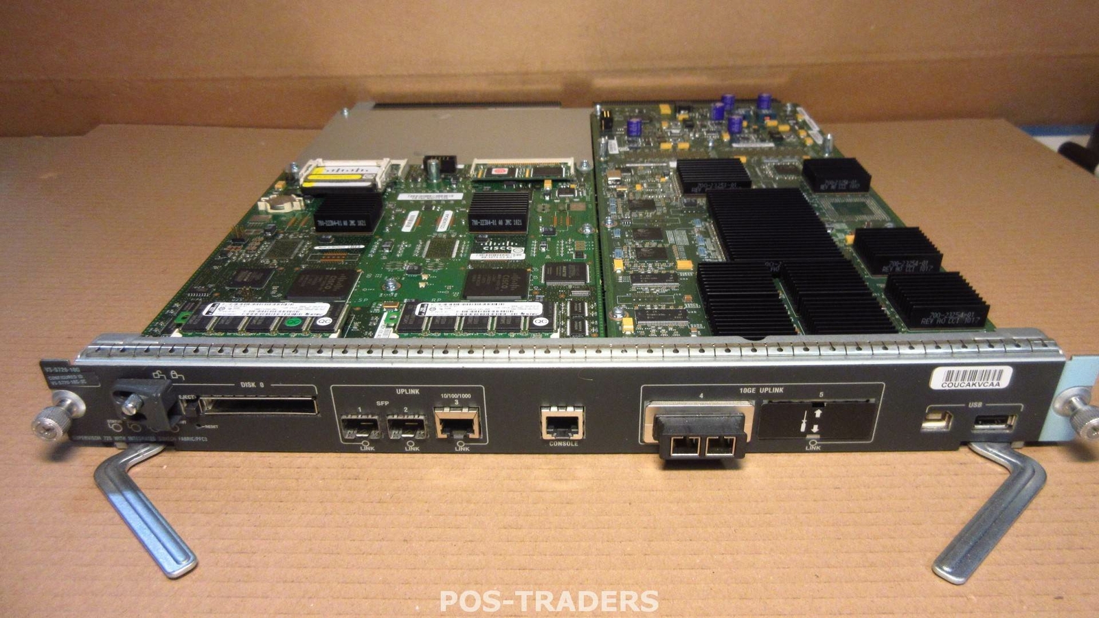 Cisco Catalyst VS-S720-10G-3C Supervisor Engine 720 PULLED FROM CISCO 6509 V05