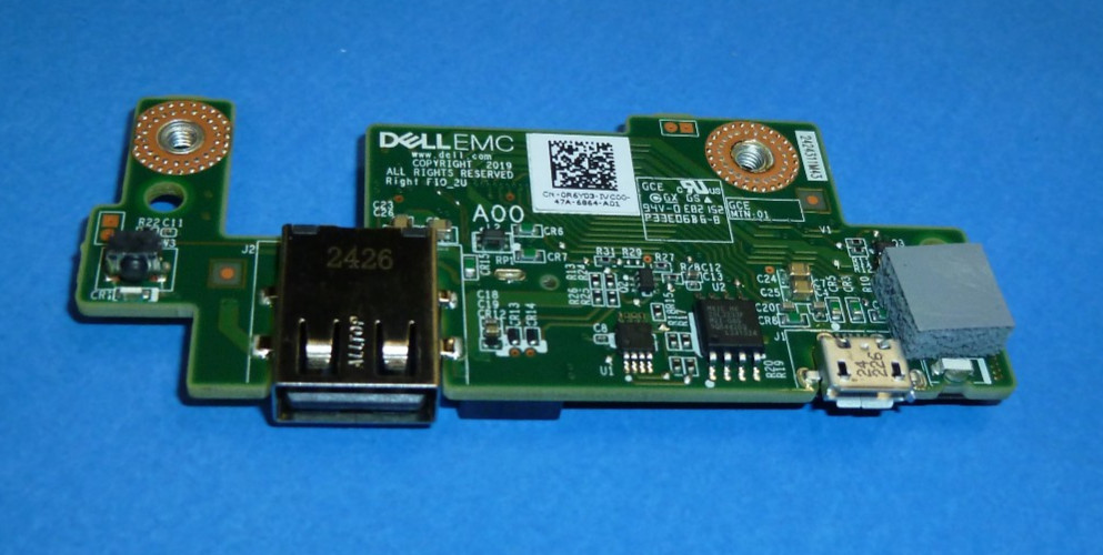Dell R760 R760XS R760XA R7625 Power Button Switch USB Board 1VJY1 R6Y03