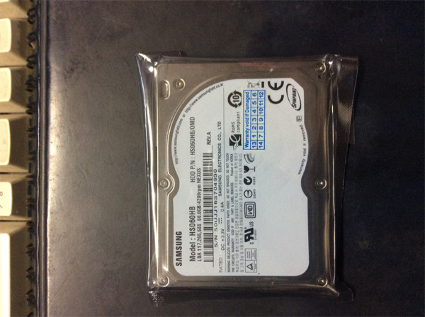 SAMSUNG 60GB 1.8"HDD  Spinpoint N1 HS060HB ZIF  60GB 4200 2MB ZIF ATA/ATAPI-5  