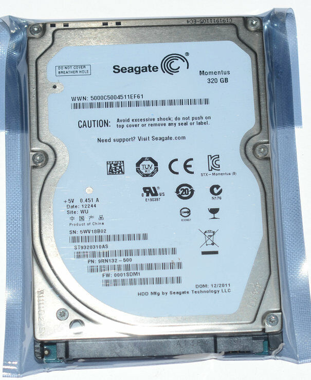 Seagate ST9320310AS Momentus 5400.5 320GB 2.5