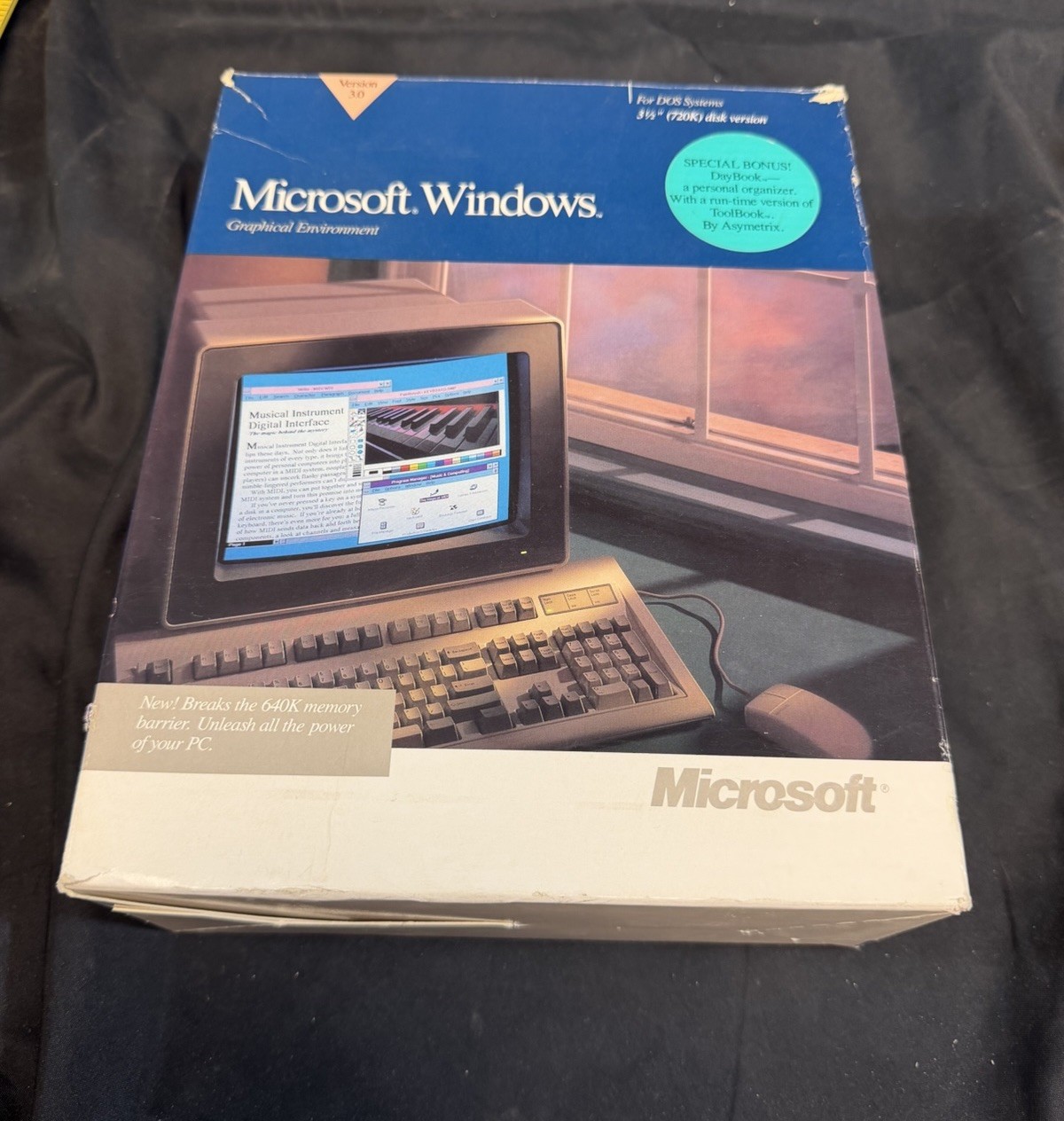 Microsoft Windows Operating System Version 3.0 3.5" Floppy Disk w/ ToolBook