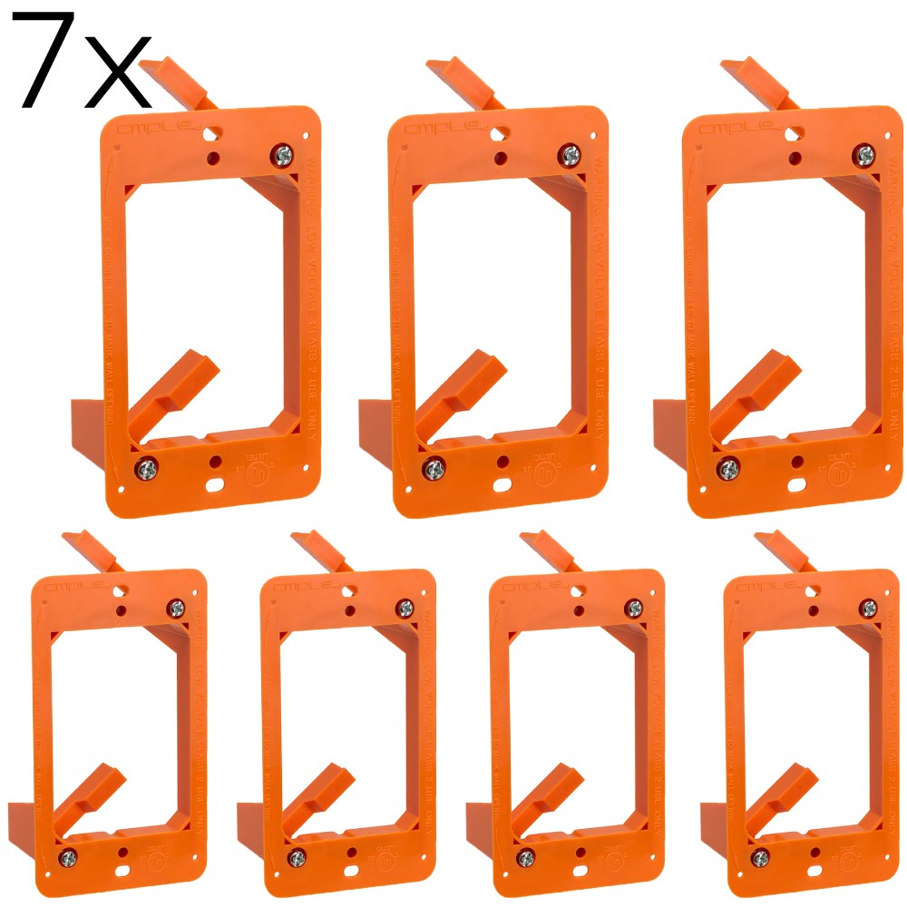 Low Voltage Mounting Bracket Single Gang Drywall Mount for Standard Wall Plates