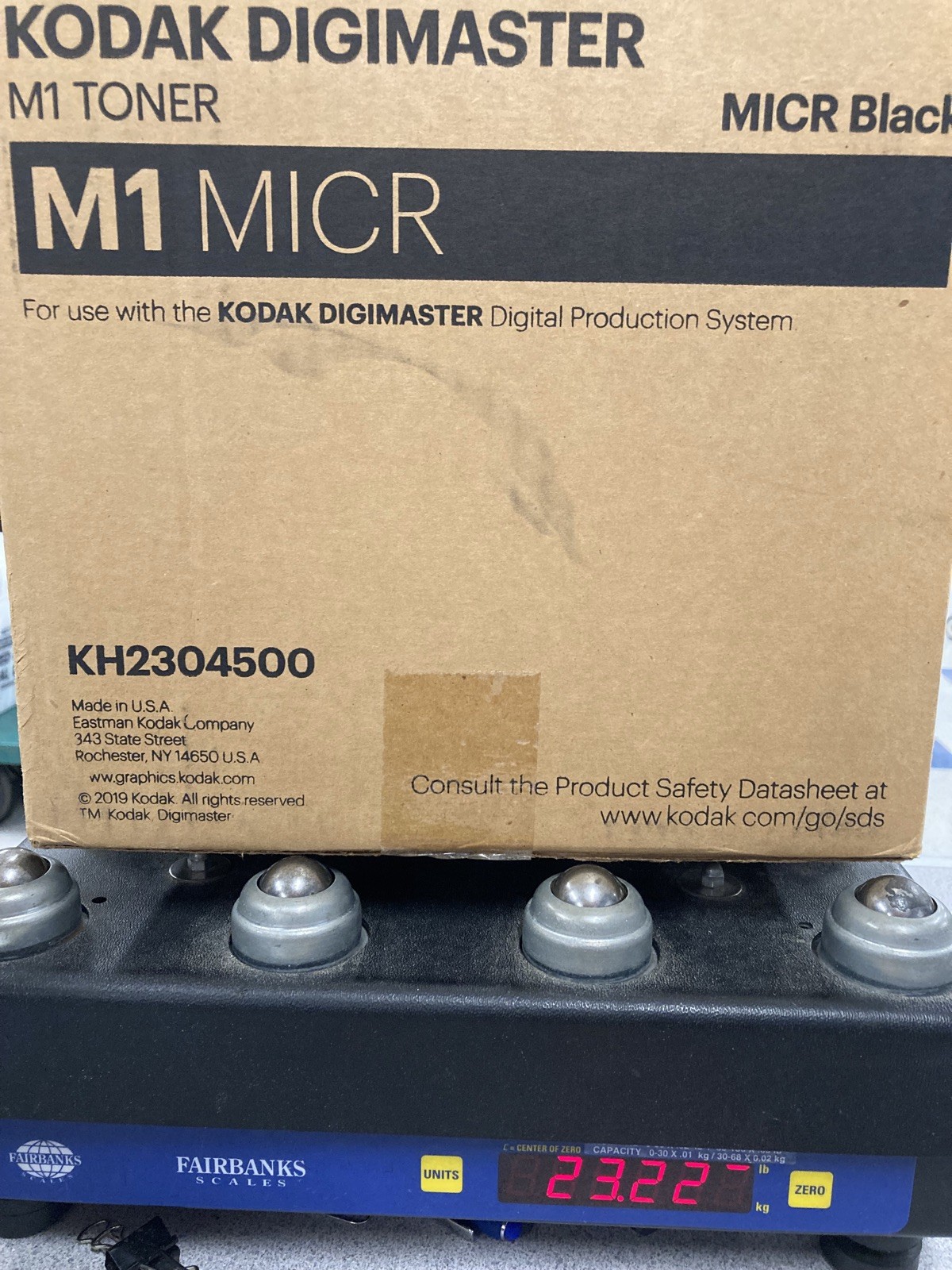 Kodak Digimaster M1 Toner M1 MICR Black KH2304500 (2 Bottles/ 1 Box)
