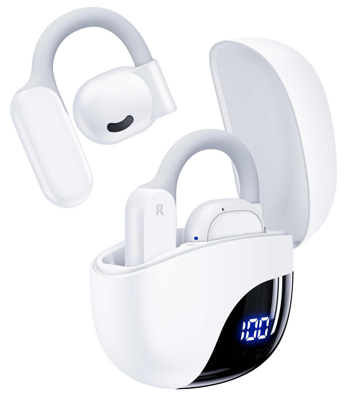 Wireless Earbuds Bluetooth AI Translation 164 Languages 80H Playtime K08 Real