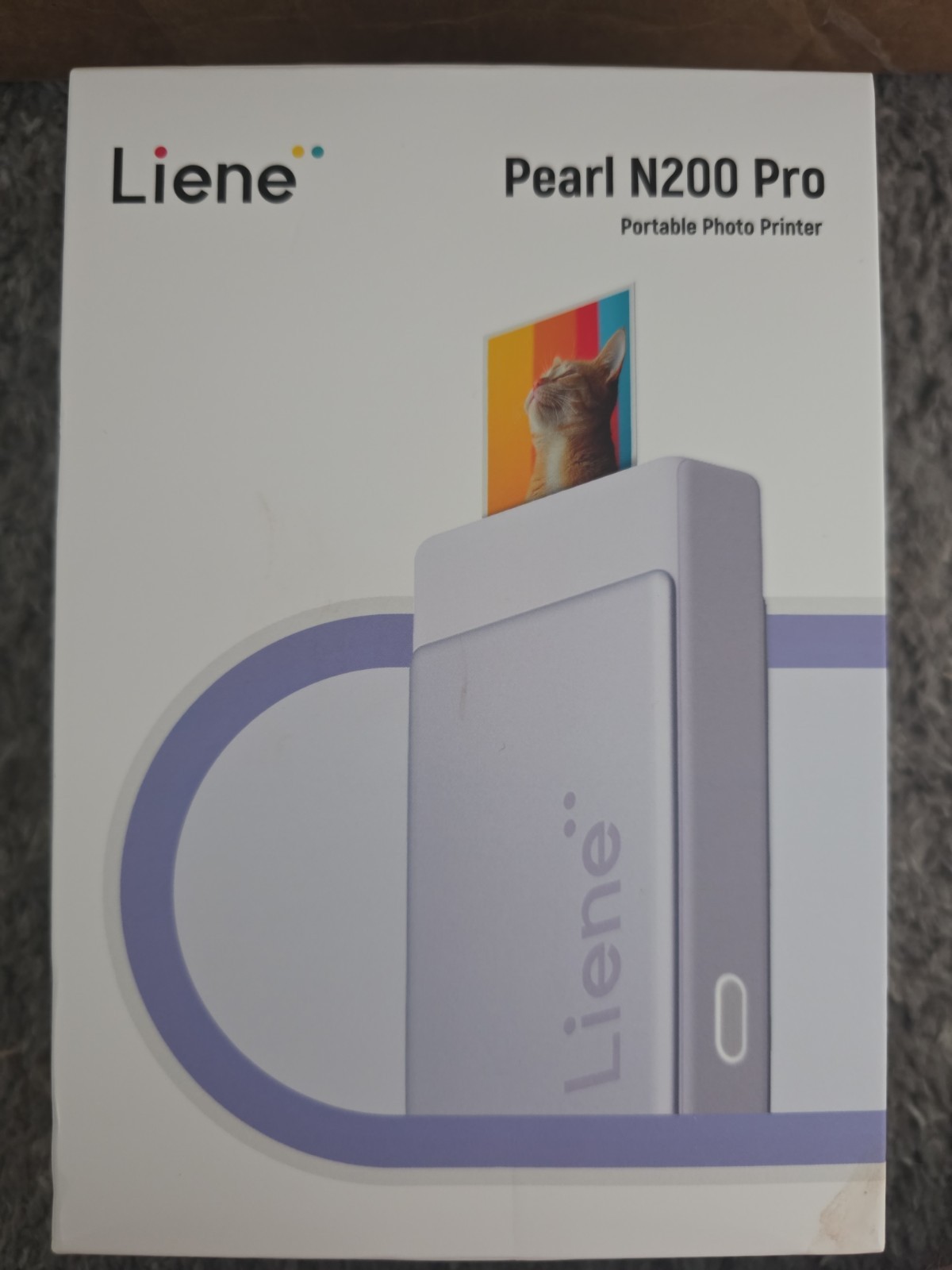 Liene Purple Portable Photo Printer N200 Pro