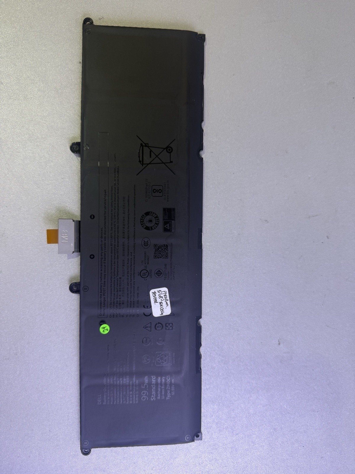 Genuine Dell Precision 5680 5690 99.5Wh 6-cell Laptop Battery KV690 Tested
