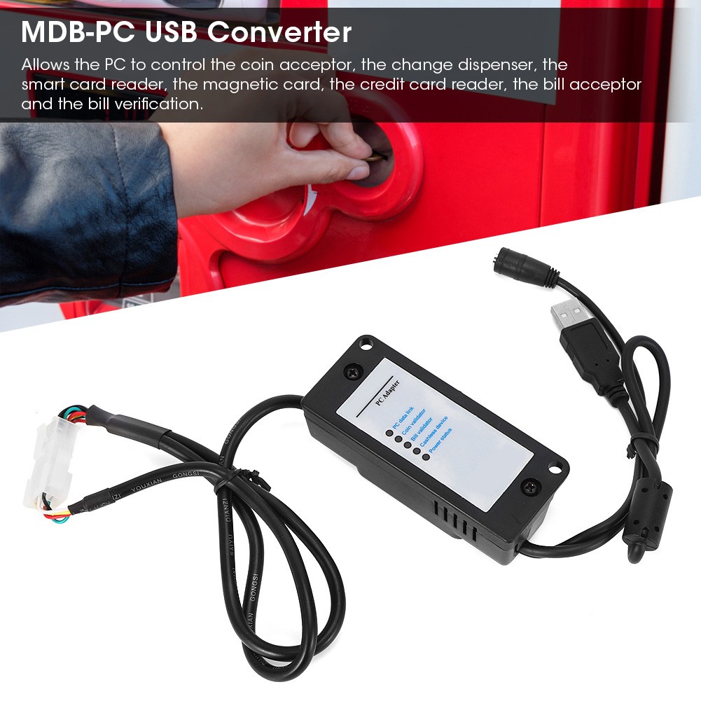 MDB Payment Device To PC Converter Bill Acceptor Collector USB Adapter XYSR
