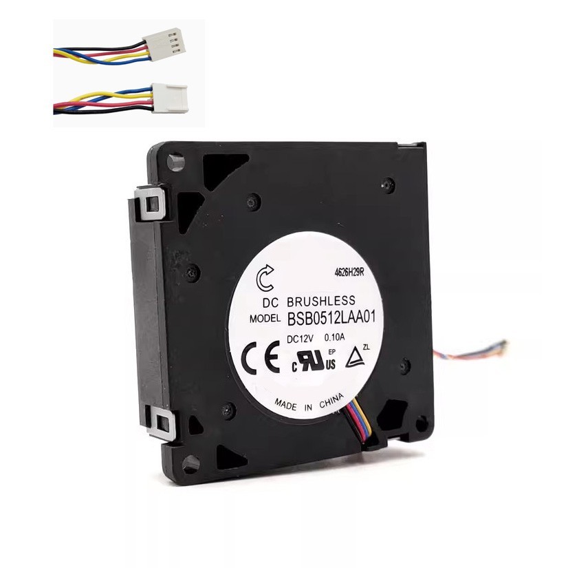 Cooling Fan For DELTA BSB0512LAA01 50*50*10MM DC12V 0.10A 4lines New