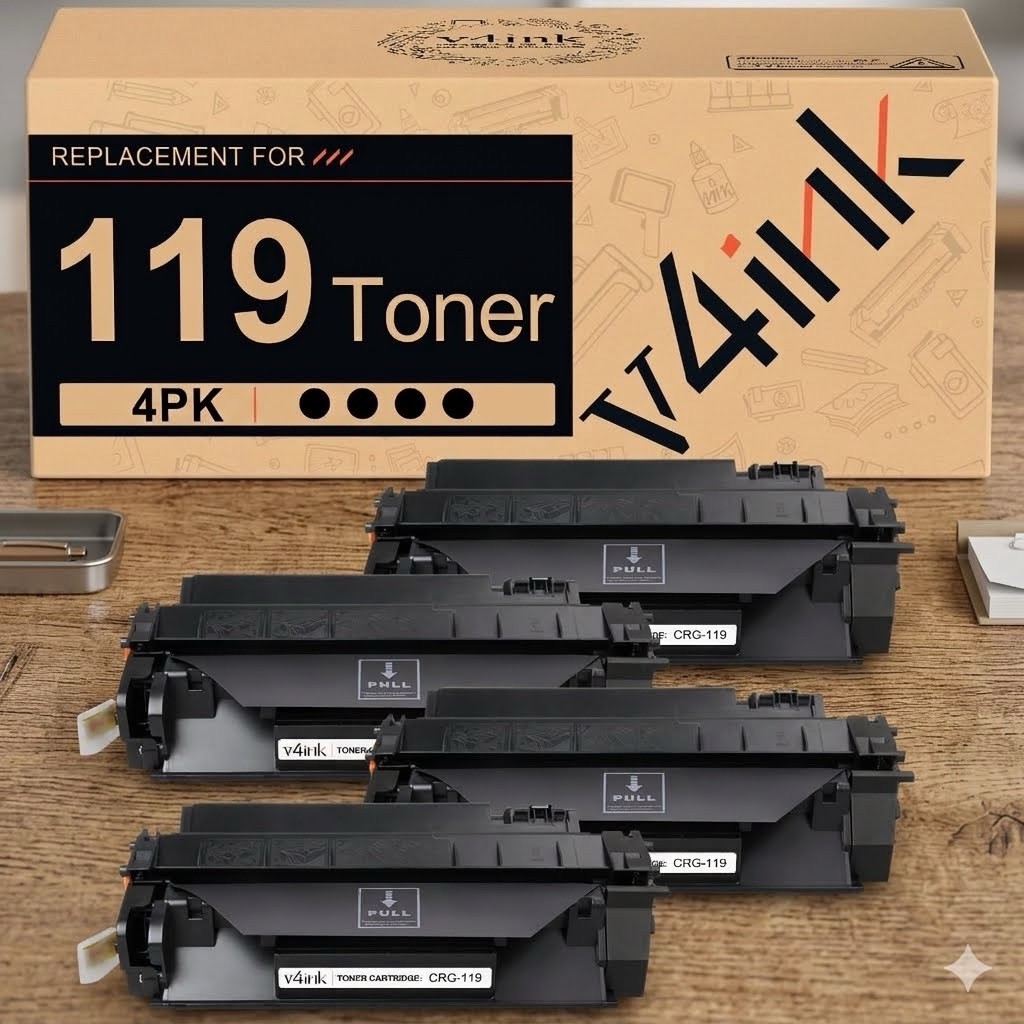 v4ink 119 Toner Compatible Replacement for Canon 119 CRG-119 Toner Cartridge for