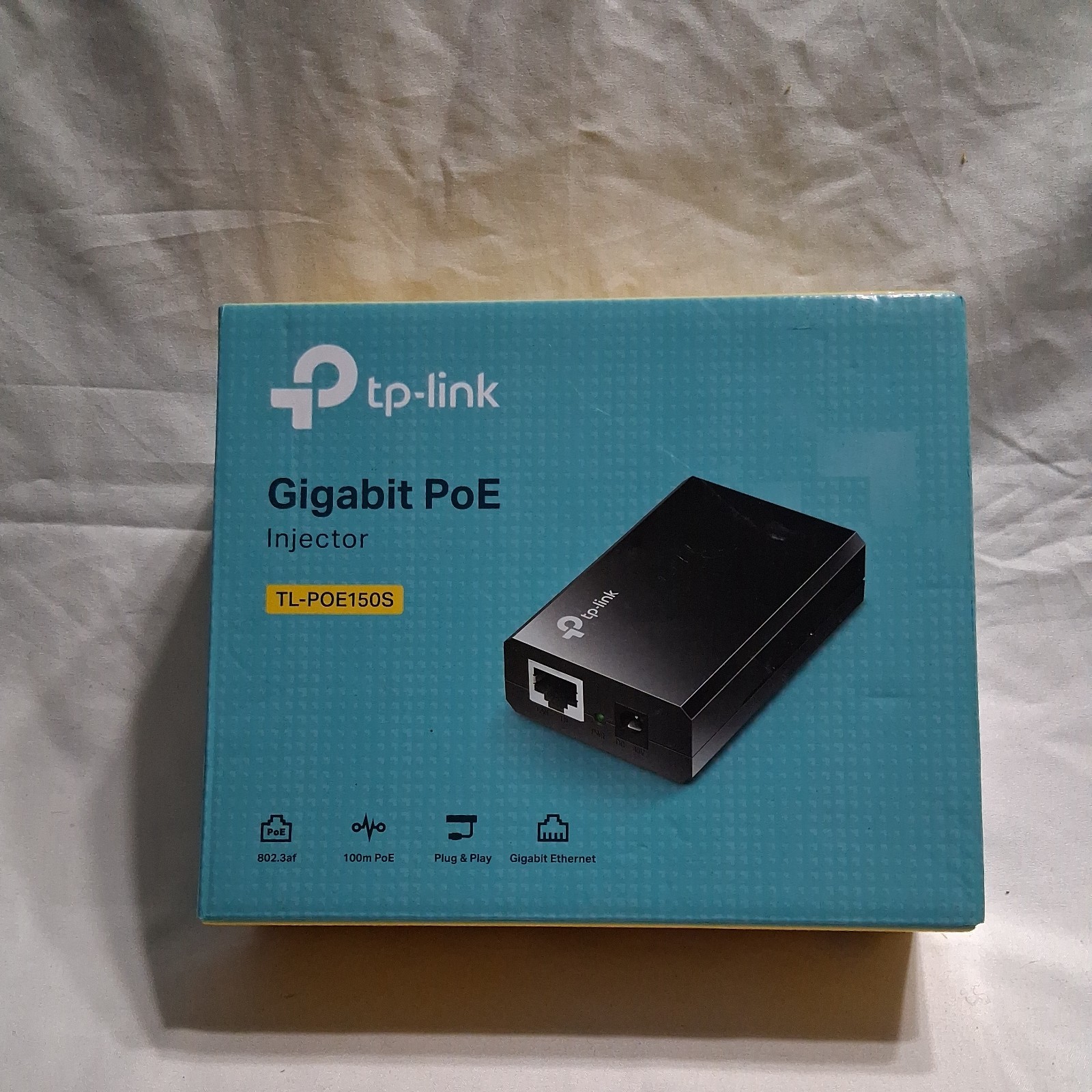 New TP-Link Gigabit Power Over Ethernet Injector Adapter TL-POE150S Ships Free