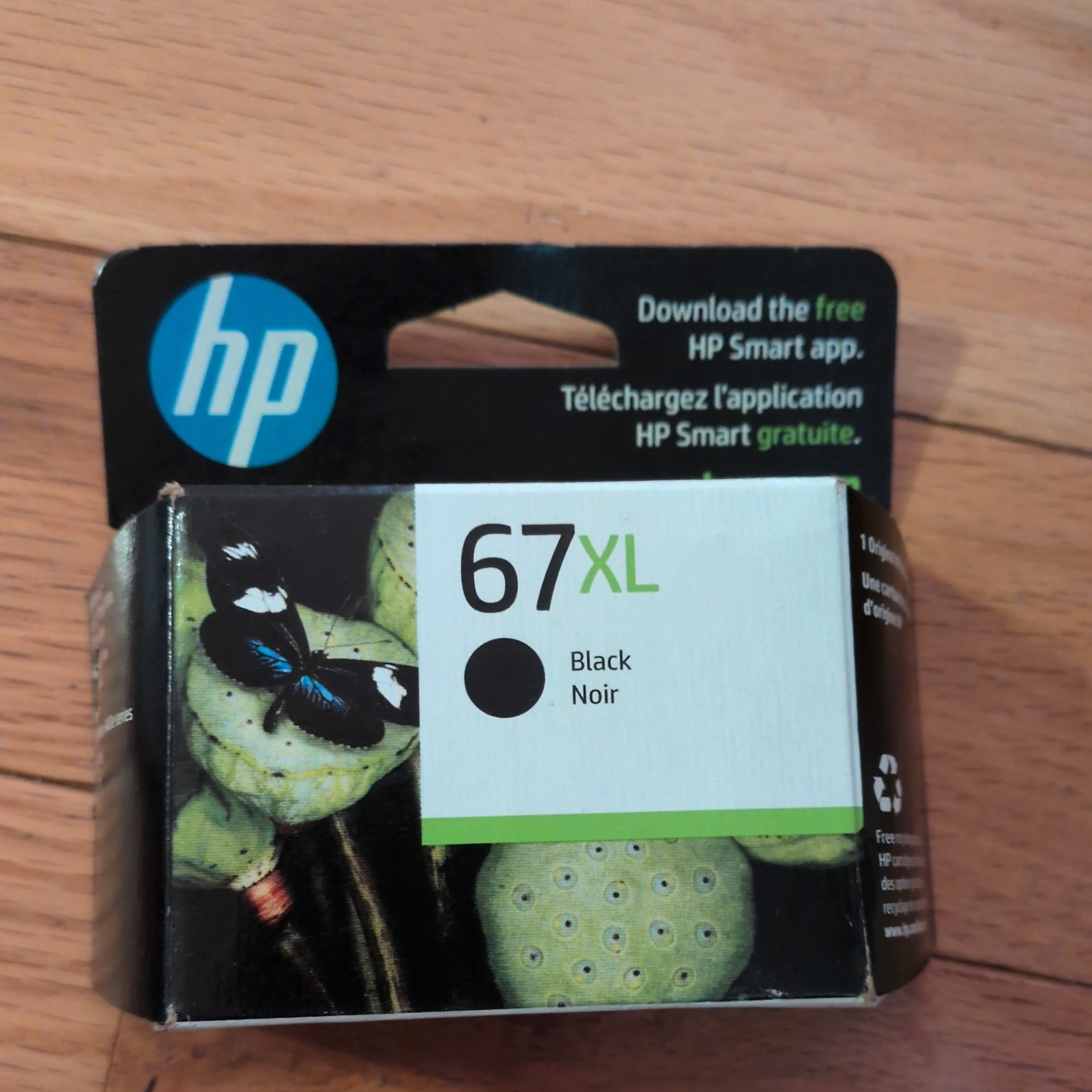 NEW Genuine HP 67 XL 67XL Black Ink Cartridge EXP 07/2024