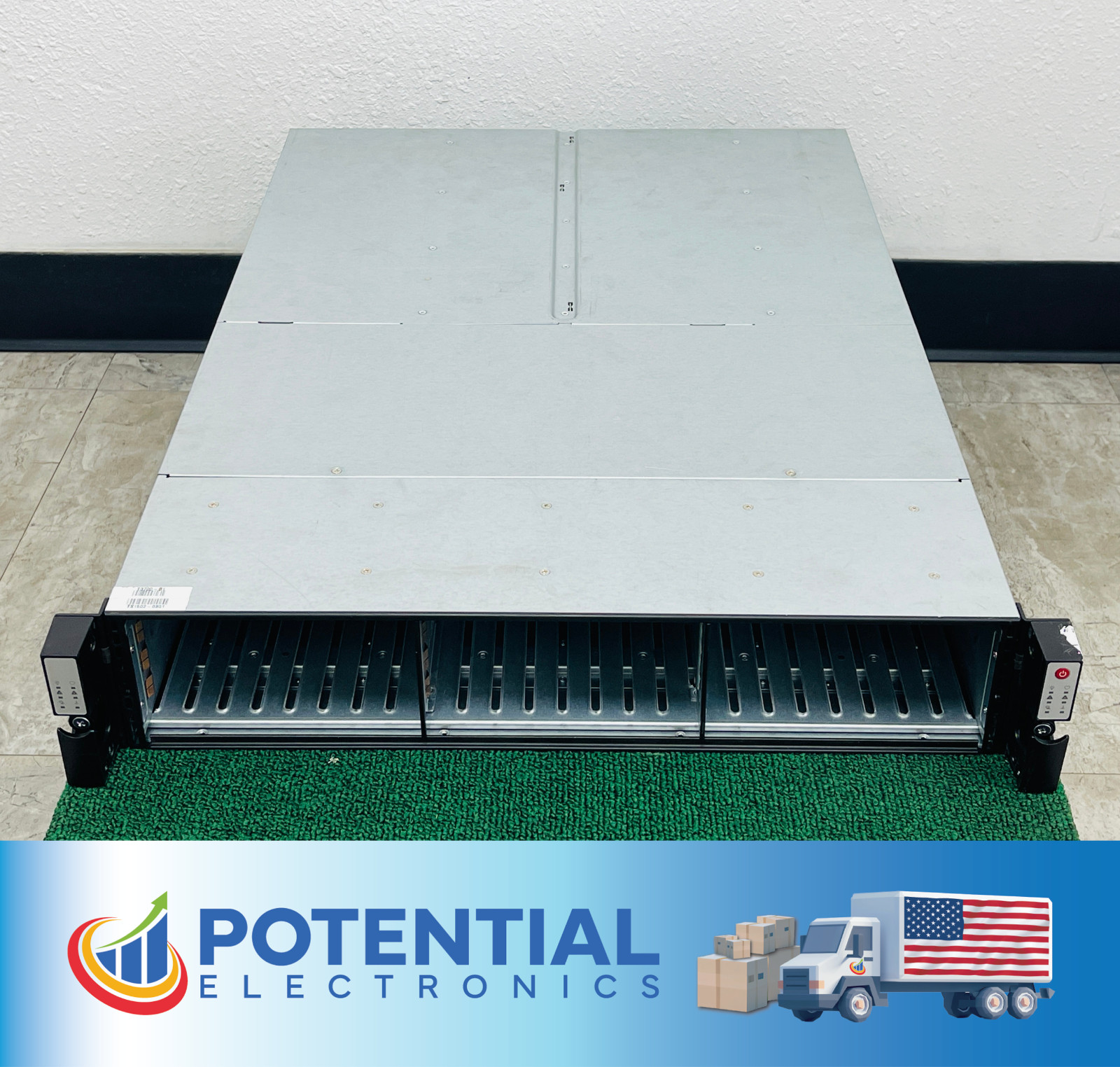 SuperMicro Server Motherboard X9DBS-F-2U W/ 196Gb PC3, 4x Intel SR1A9, Dual PSU