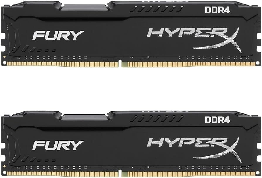 HyperX Fury Black 16GB (8GBx2) DDR4 2400MHz RAM (HX424C15FB2/8)