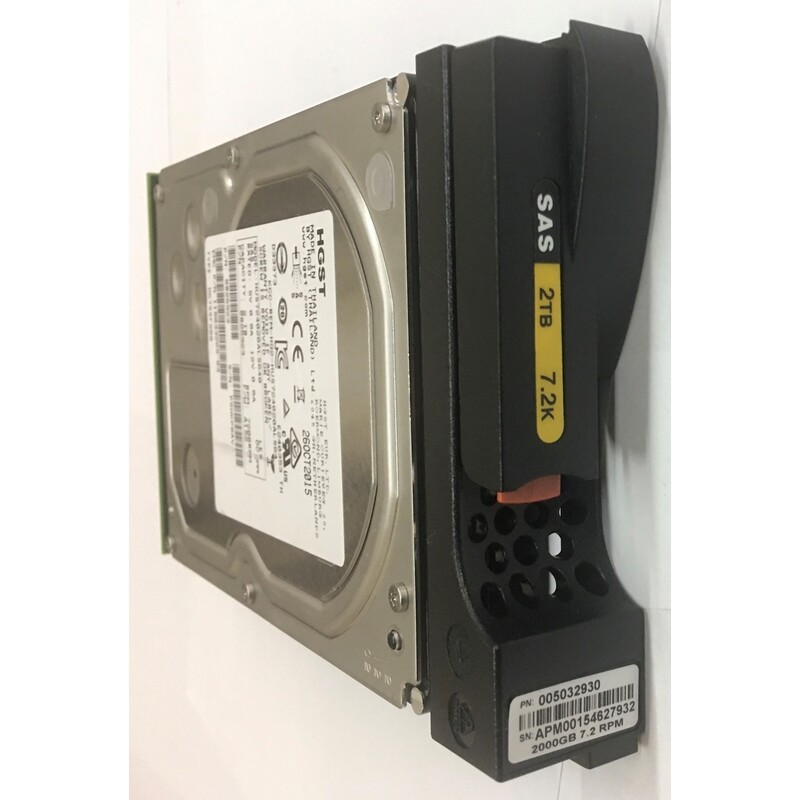 005032930 - EMC 2TB 7200 RPM SAS 3.5" HDD for Data Domain  DD2200, DD2500 12 ...
