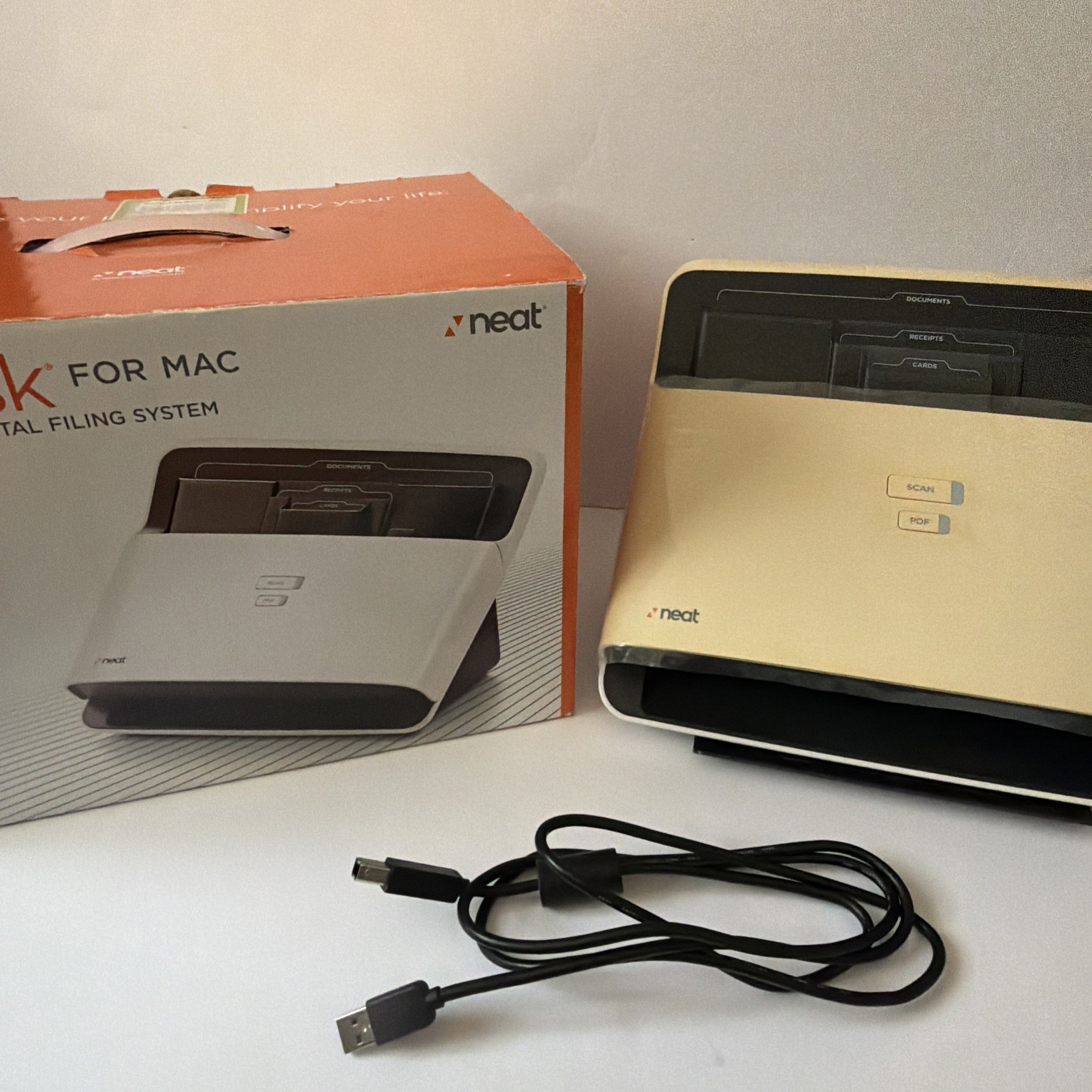 The Neat Company NeatDesk For Mac Desktop Scanner/Digital Filing System ND-1000
