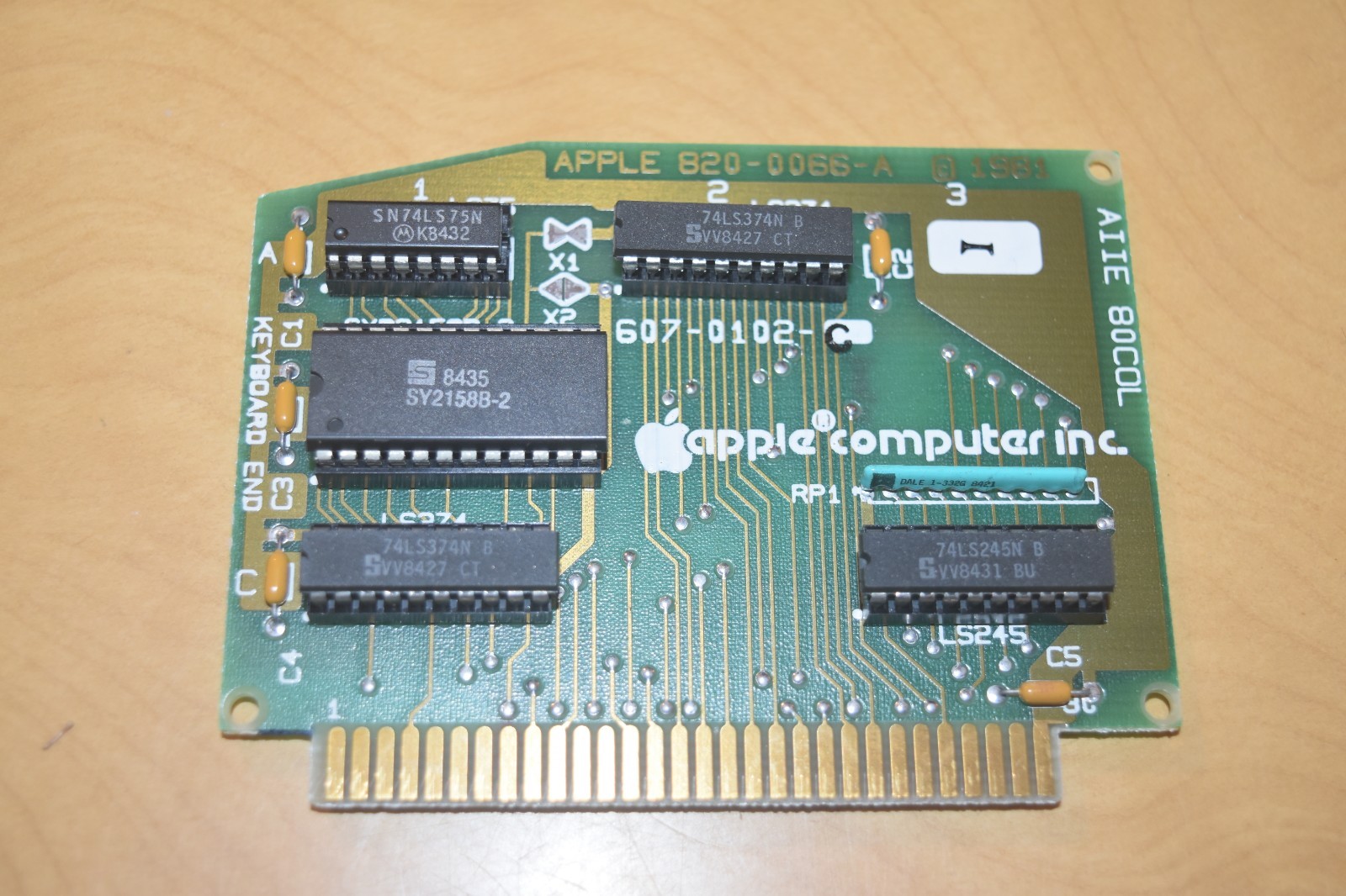 Vintage Apple 80 Column display card Apple IIe 1981 model - new in bubble wrap