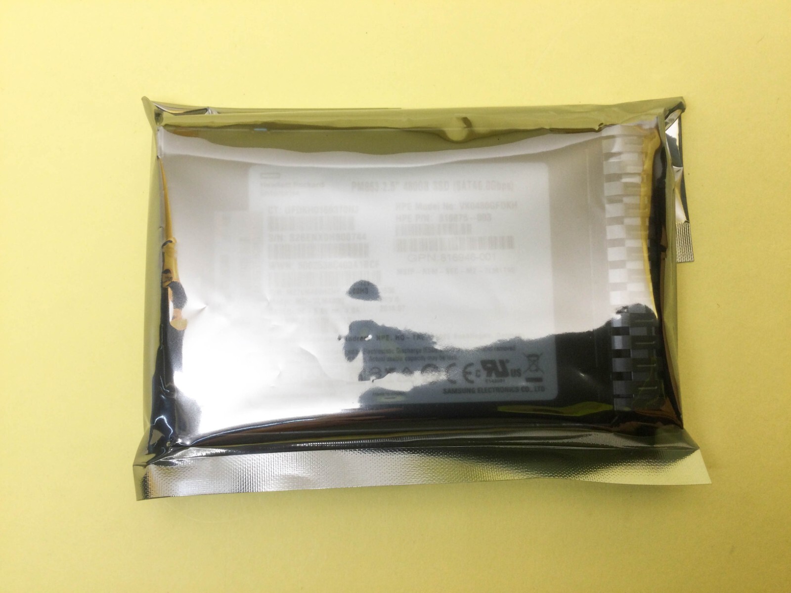 816899-B21 HPE 480GB SATA 6G READ INTENSIVE SFF SC SSD 817075-001 New