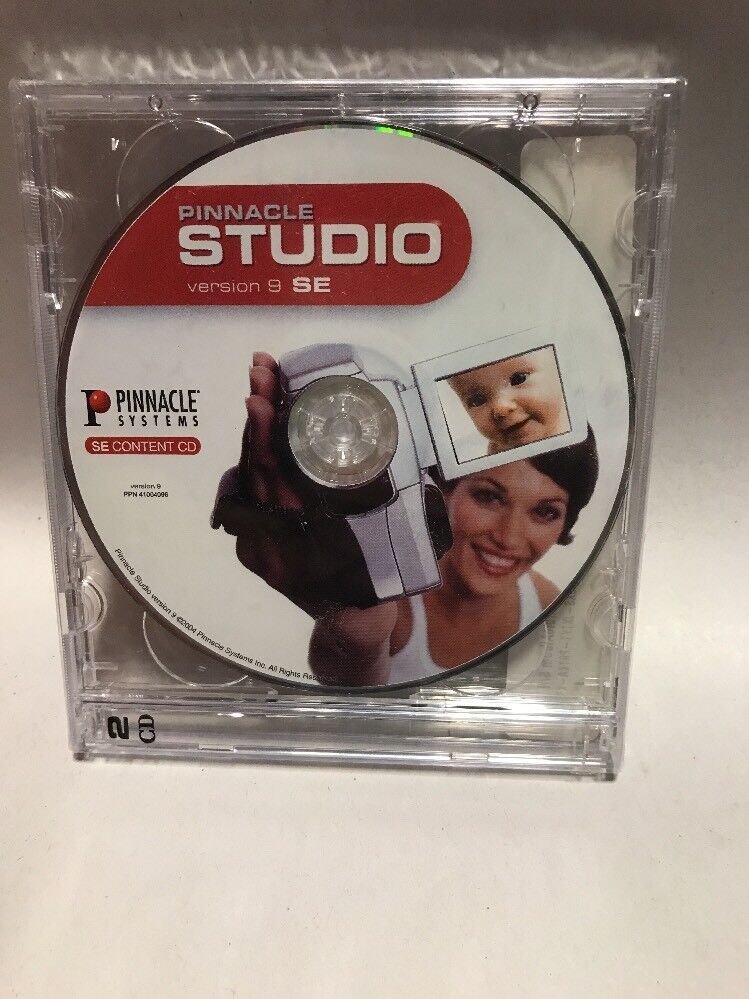 Pinnacle Studio Version 9 SE CD ROM And Instan Photo Album  2-CD NEW