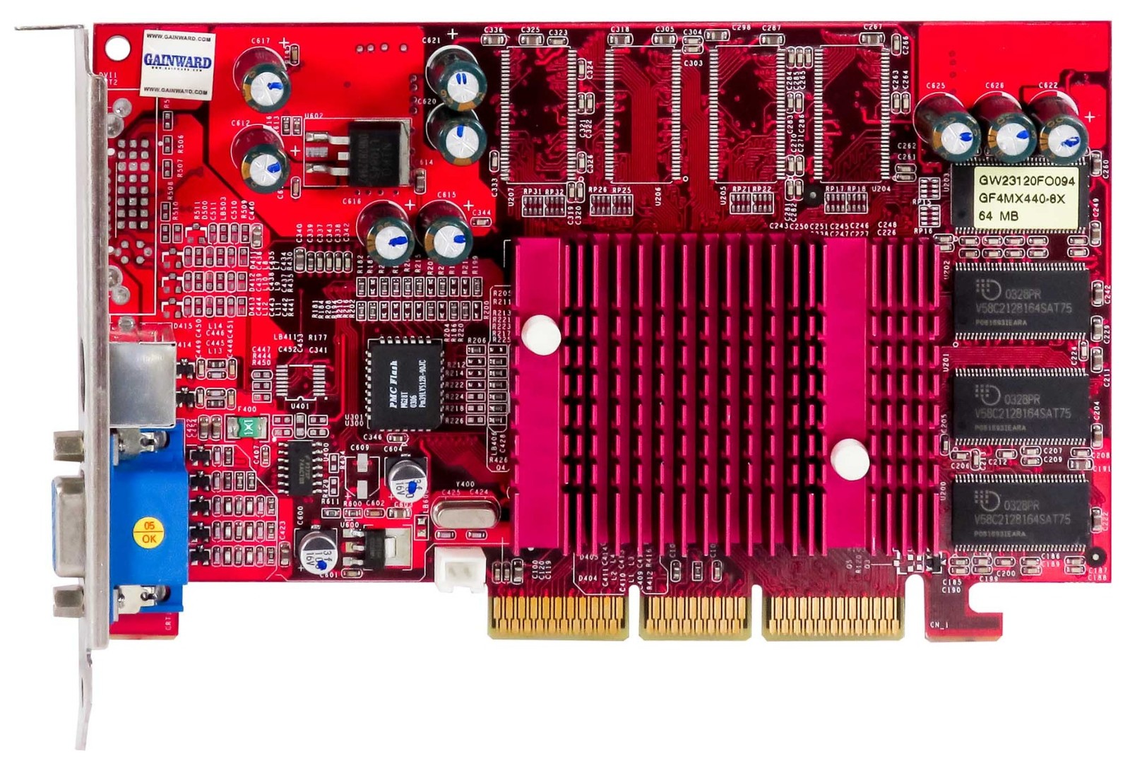 GAINWARD NVIDIA GEFORCE4 MX440-8X 64MB GW23120FO094 AGP