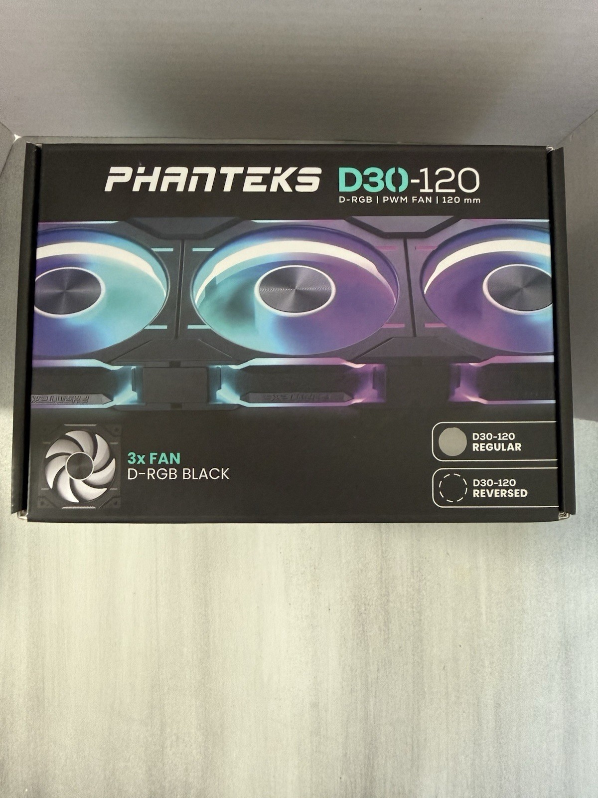 Phanteks D30-120 D-RGB PWM 120mm Fan 3Pack - QOpen Box Missing Items In Pics‼️