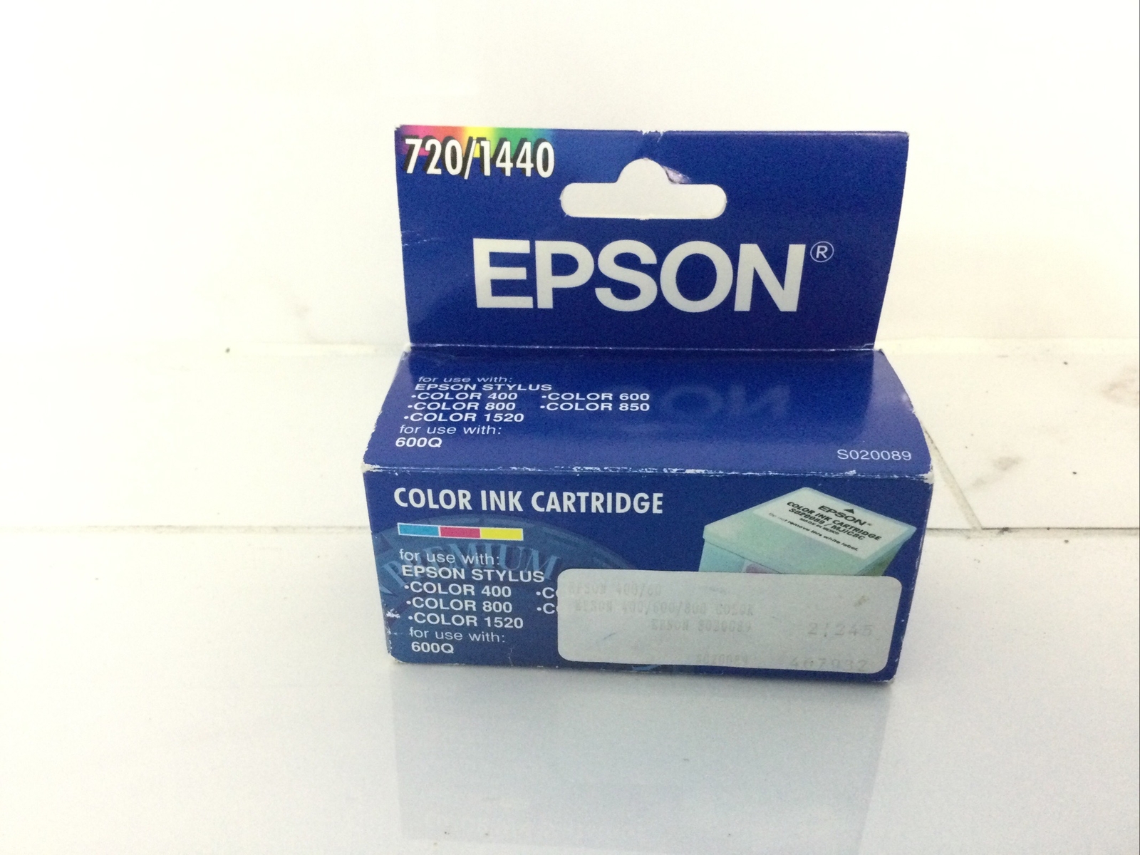 Epson 720 / 1440 Dpi Ink Cartridge NEw Exp.08 2000
