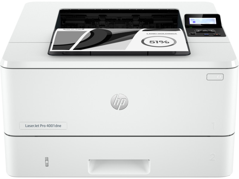 HP LaserJet Pro 4001dne Monochrome Printer, 2Z600E With TONER. NEW SEALED BOX.