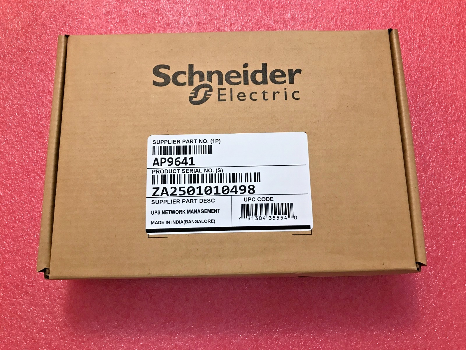 New AP9641 APC Schneider Network Management Card 3 Adapter PN:640-7192E-Z Rev 05