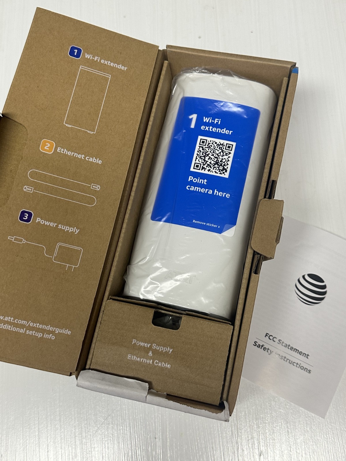 AT&T AirTies 4971 Smart WiFi 6 Extender Tri Band Wireless Booster New Open Box