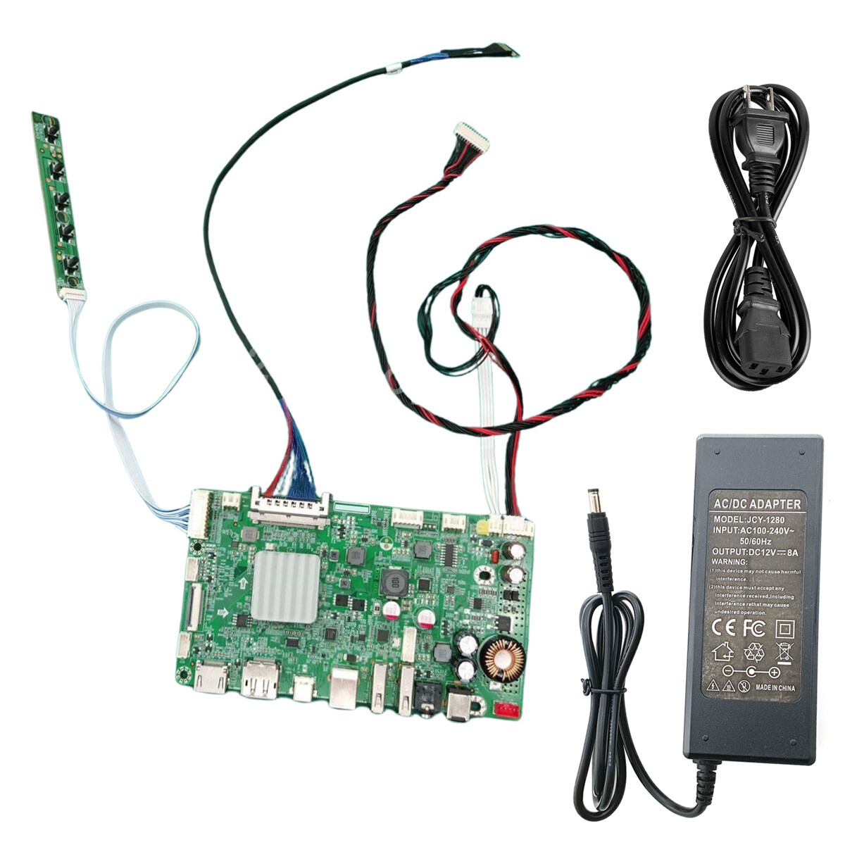 LCD Driver Board for LM270QQ1 SD A3 E1 5K Monitor DP HDMI Video Audio DC 12V 8A