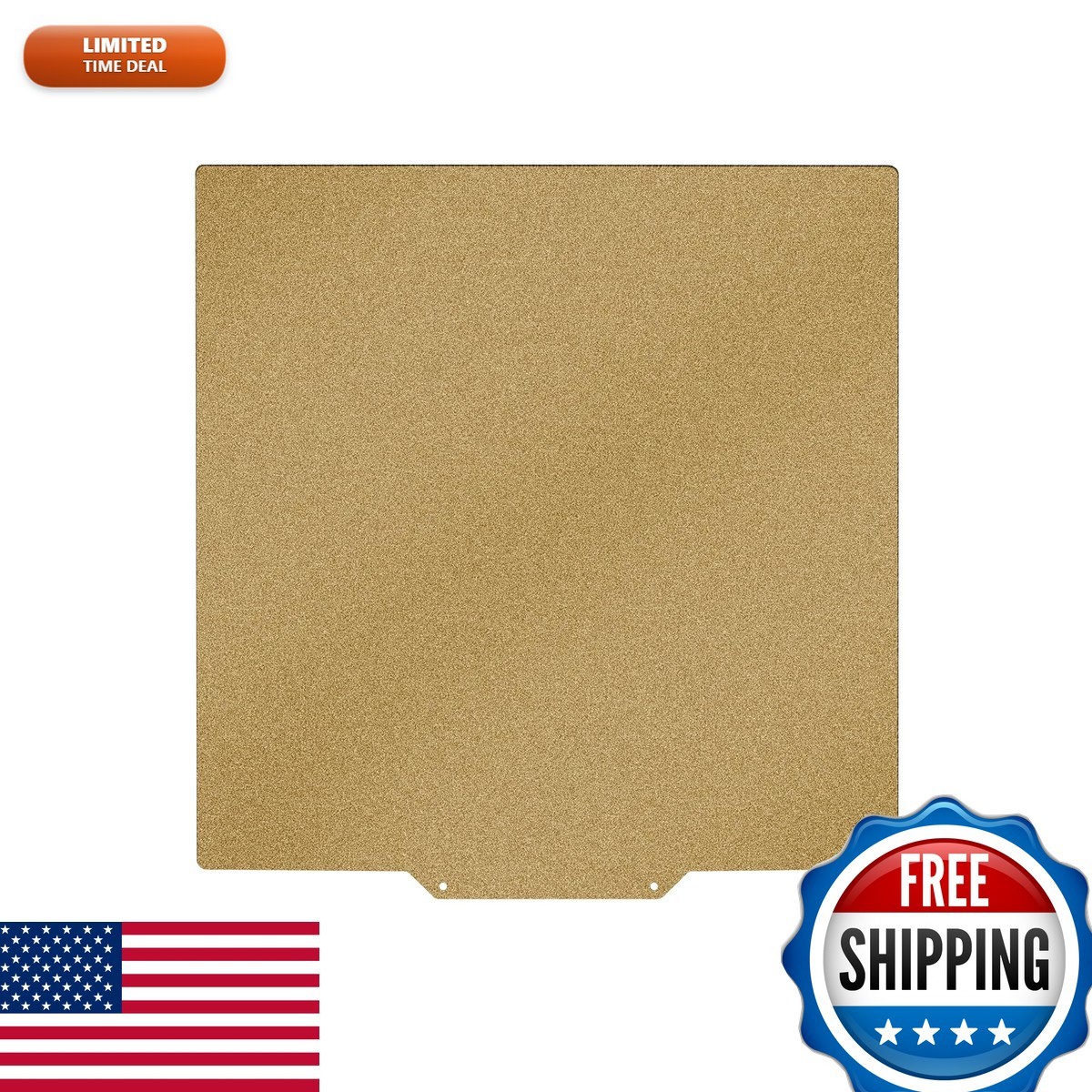 SeulQirw 250x250mm Double Sided Textured PEI Build Plate Ankermake M5/QIDI Q1