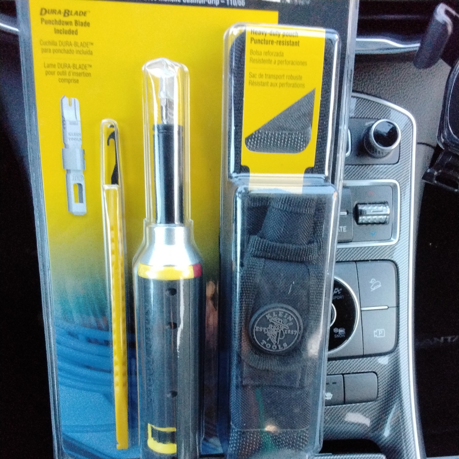 Klein Tools Vdv427-822 Impact Punchdown Tool Kit, Cushion-Grip, 4-Piece