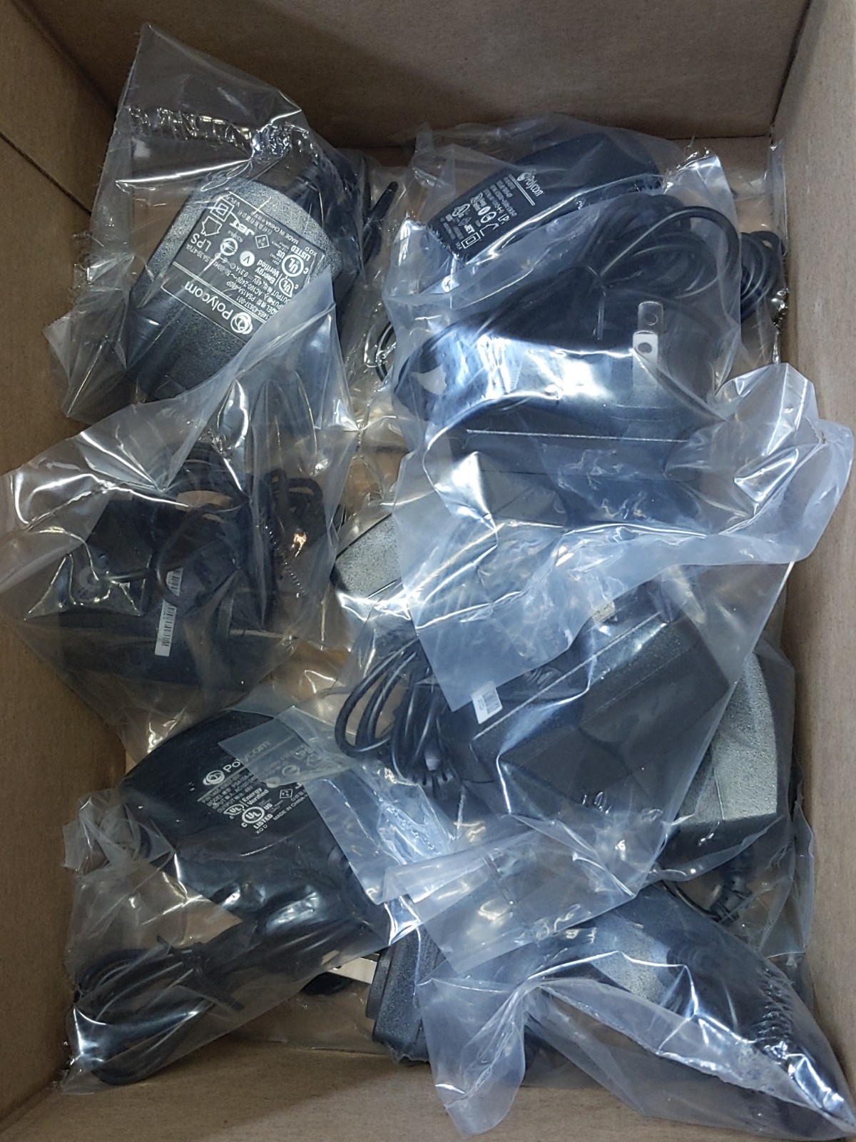 Lot of 10 NEW Genuine Polycom PSA15A-480P 48V 0.31A AC Power Supply Adapters