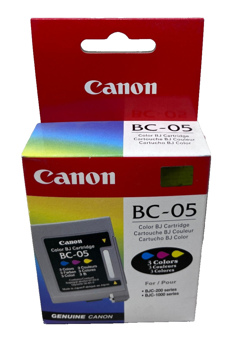 CANON BC-05 08851002 ORIGINAL COLOR CARTRIDGE BJC-210/BJC-240/BJC-250 [A BOX]
