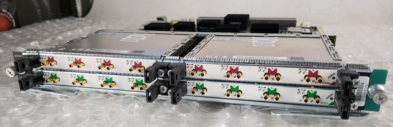 Cisco 7600-SIP-200 SPA Interface Processor w/ 2x SPA-4XCT3/DS0 + 2x SPA-4XT3/E3