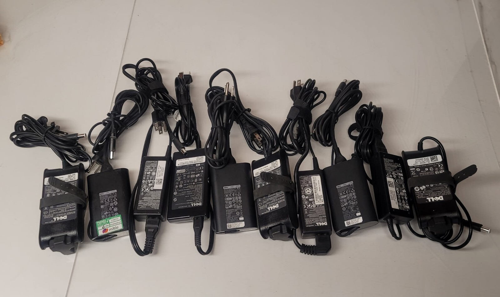Lot (10) OEM Genuine Dell 65W AC Adapter Charger Power Supply Cord *Assorted