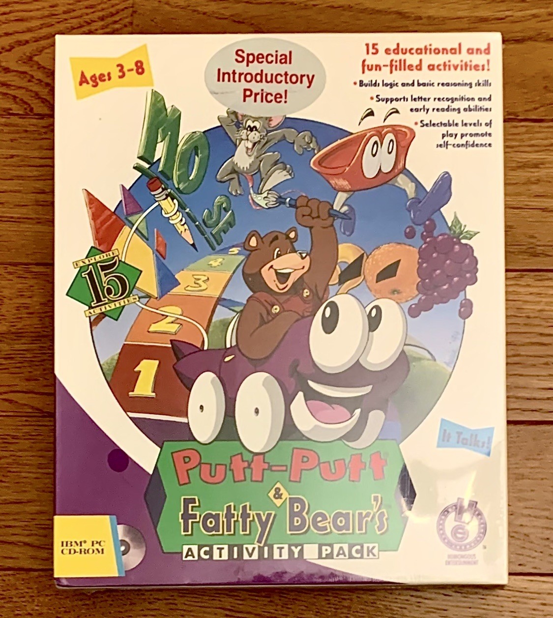 Putt-Putt Fatty Bear's ACTIVITY PACK Humongous Entertainment  Brand–New BOX