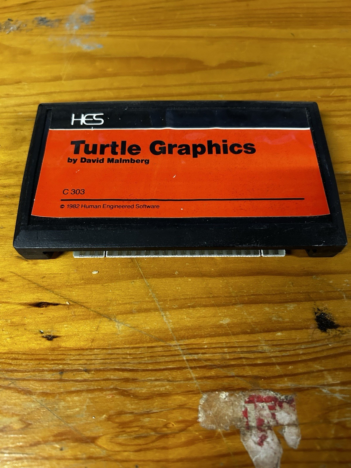 Turtle Graphics Cartridge Commodore VIC-20 HES LOGO 1983 Rare Clean 